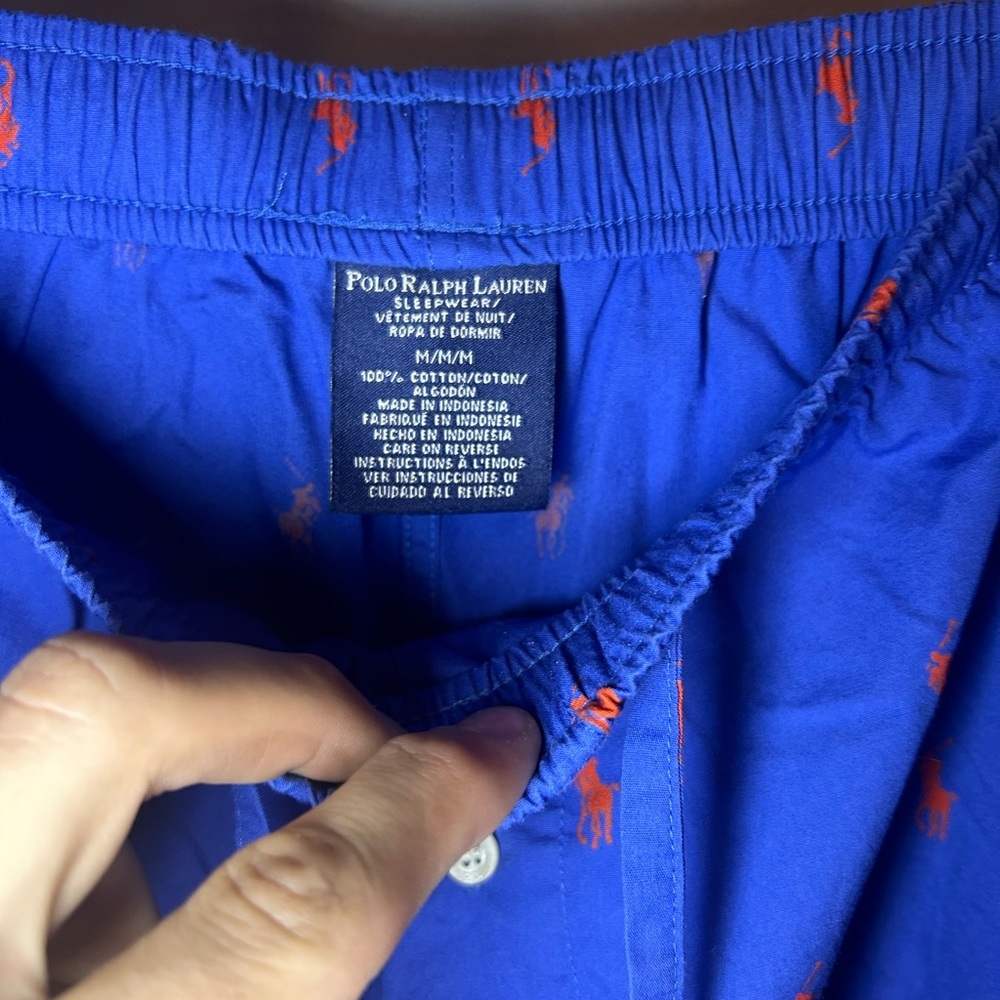 Polo Ralph Lauren all-over pony pajama pants - Picture 4 of 6